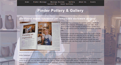 Desktop Screenshot of pinderpottery.com